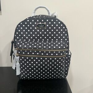 Kate Spade Black and White Polka Dot Bag